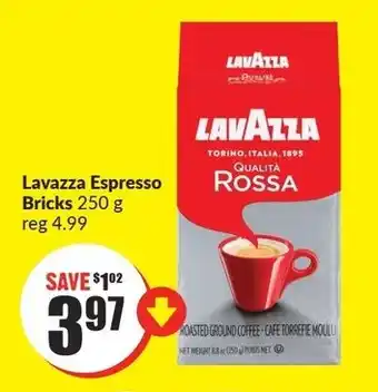 FreshCo Lavazza Espresso Bricks 250g offer