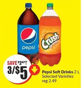FreshCo Pepsi Soft Drinks 2L offer