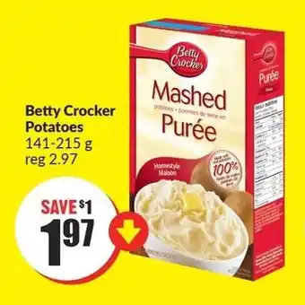 FreshCo Betty Crocker Potatoes 141-215g offer