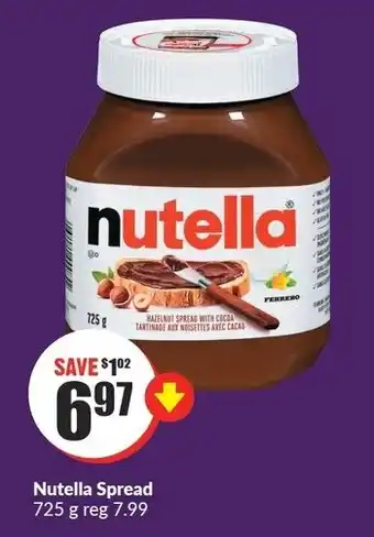 FreshCo Nutella Spread 725g offer