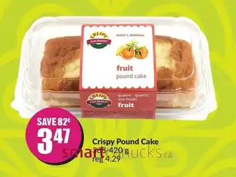 FreshCo Crispy Pound Cake offer