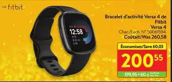 Walmart Fitbit versa 4 offer