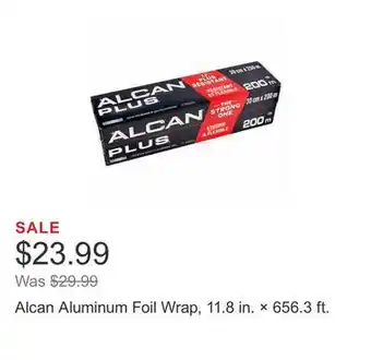 Costco Alcan aluminum foil wrap, 11.8 in. × 656.3 ft offer