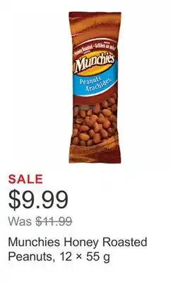 Munchies honey roasted peanuts, 12 × 55 g