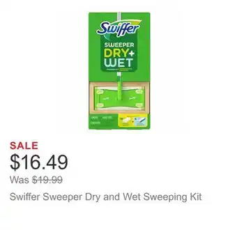 Costco Swiffer sweeper dry and wet sweeping kit offer