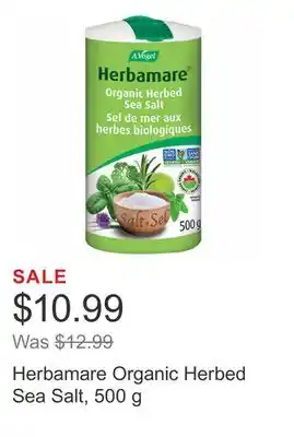 Costco Herbamare organic herbed sea salt, 500 g offer