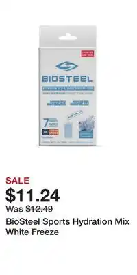 Well Biosteel sports hydration mix white freeze offer