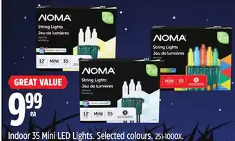 Canadian Tire Noma indoor 35 mini led lights offer