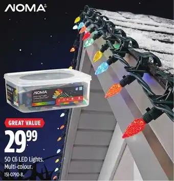 Canadian Tire Noma 50 c6 led lights offer
