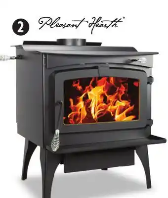 Canadian Tire Pleasant hearth large wood stove offer