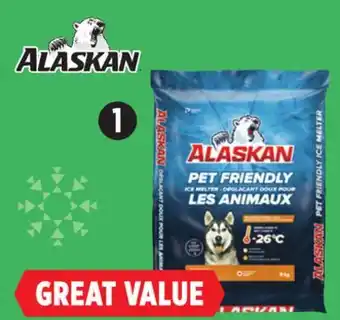 Canadian Tire Alaskan pet friendly ice melter bag, 9kg offer