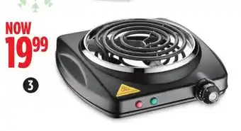 Canadian Tire Master chef single-burner 1000w stove offer