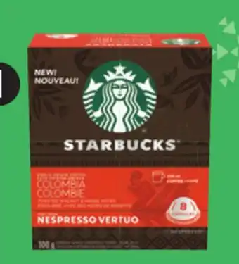 Canadian Tire Selected starbucks by nespresso capsules offer