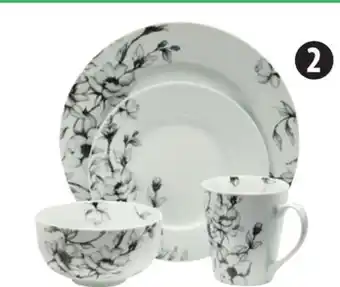 Canadian Tire Canvas 16-pc wild rose dinnerware set offer
