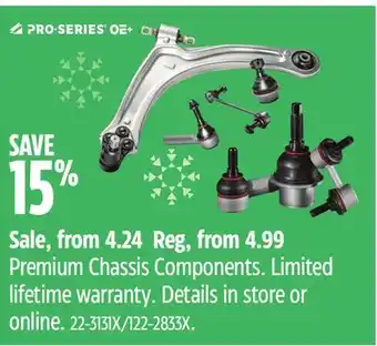 Canadian Tire Pro-series oe+ premium chassis components offer