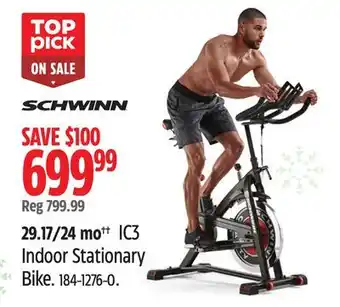 Canadian Tire Schwinn indoor stationary bike offer