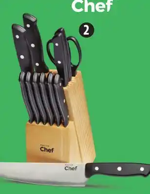 Canadian Tire Master chef 22-pc knife block set offer