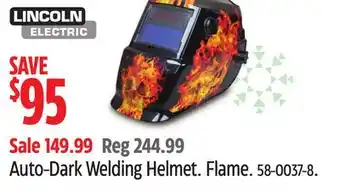 Canadian Tire Lincoln electric auto-dark welding helmet offer