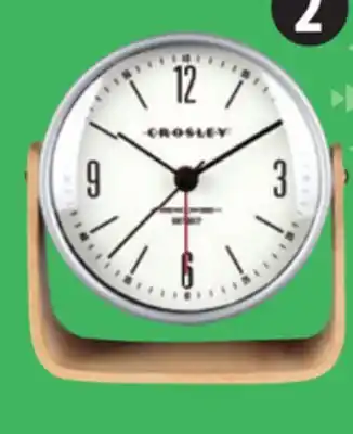 Canadian Tire Crosley wood tilt alarm clock offer