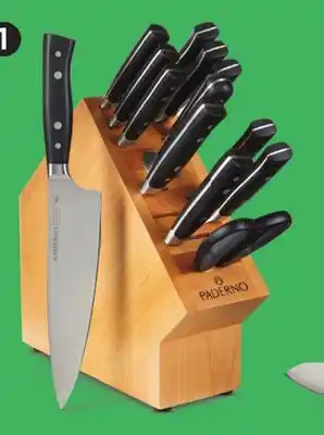 Canadian Tire Paderno 14-pc montgomery knife block set offer