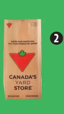 Canadian Tire Compostable 2-ply leaf bags, 5-pack offer