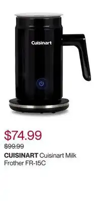 Hudson's Bay Cuisinart milk frother fr-15c offer