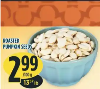 Marché Adonis Roasted pumpkin seeds offer