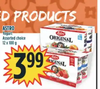 Marché Adonis Astro yogurt offer