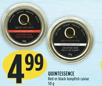 Marché Adonis Quintessence red or black lumpfish caviar offer
