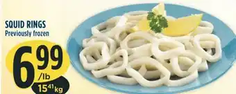 Marché Adonis Squid rings offer