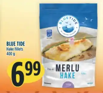 Marché Adonis Blue tide hake fillets offer