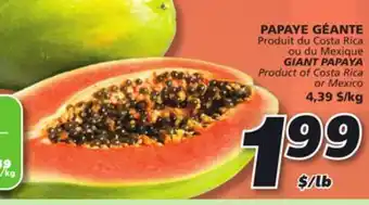 IGA Giant papaya offer
