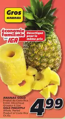 IGA Gold pineapple offer