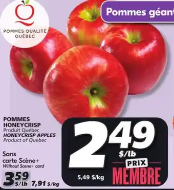 IGA Honeycrisp apples offer