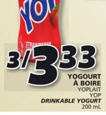 IGA Yoplait yop drinkable yogurt offer