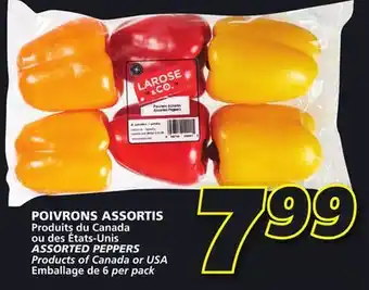 IGA Assorted peppers offer