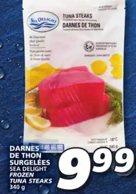 IGA Sea delight frozen tuna steaks offer