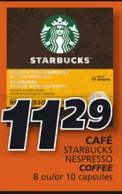IGA Starbucks nespresso coffee offer