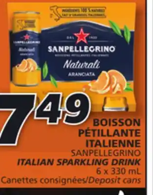 IGA Sanpellegrino italian sparkling drink offer