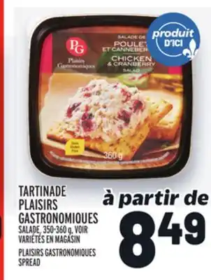 Metro Tartinade plaisirs gastronomiques | plaisirs gastronomiques spread offer