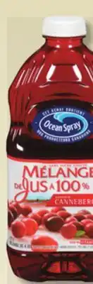 IGA Ocean spray fruit cocktail or juice offer