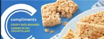 IGA Compliments rice squares offer