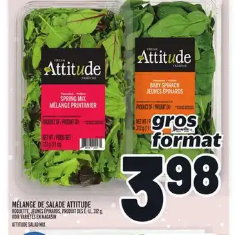 Metro Mélange de salade attitude | attitude salad mix offer