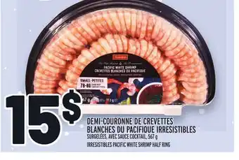 Metro Demi-couronne de crevettes blanches du pacifique irresistibles | irresistibles pacific white shrimp half ring offer