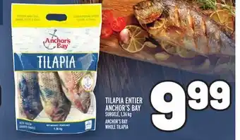 Metro Tilapia entier anchor's bay | anchor's bay whole tilapia offer