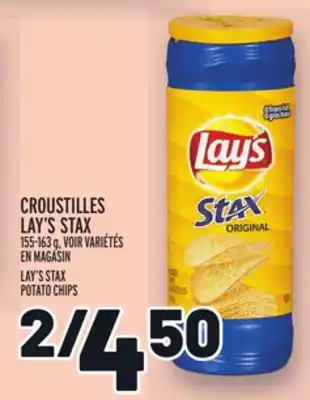 Metro Croustilles lay's stax | lay's stax potato chips offer