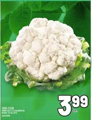 Metro Chou-fleur |cauliflower offer