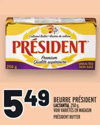 Metro Beurre président | président butter offer