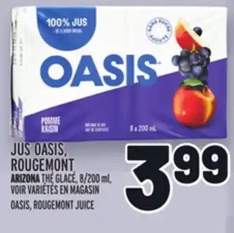 Metro Jus oasis, rougemont | oasis, rougemont juice offer