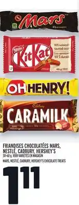 Metro Friandises chocolatées mars, nestlé, cadbury, hershey's | mars, nestlé, cadbury, hershey's chocolate treats offer